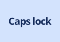Náhled caps locku